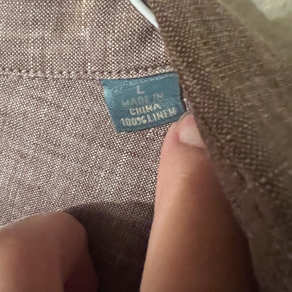 Tommy Bahama Linen Long Sleeve Shirt - Picture 6 of 8